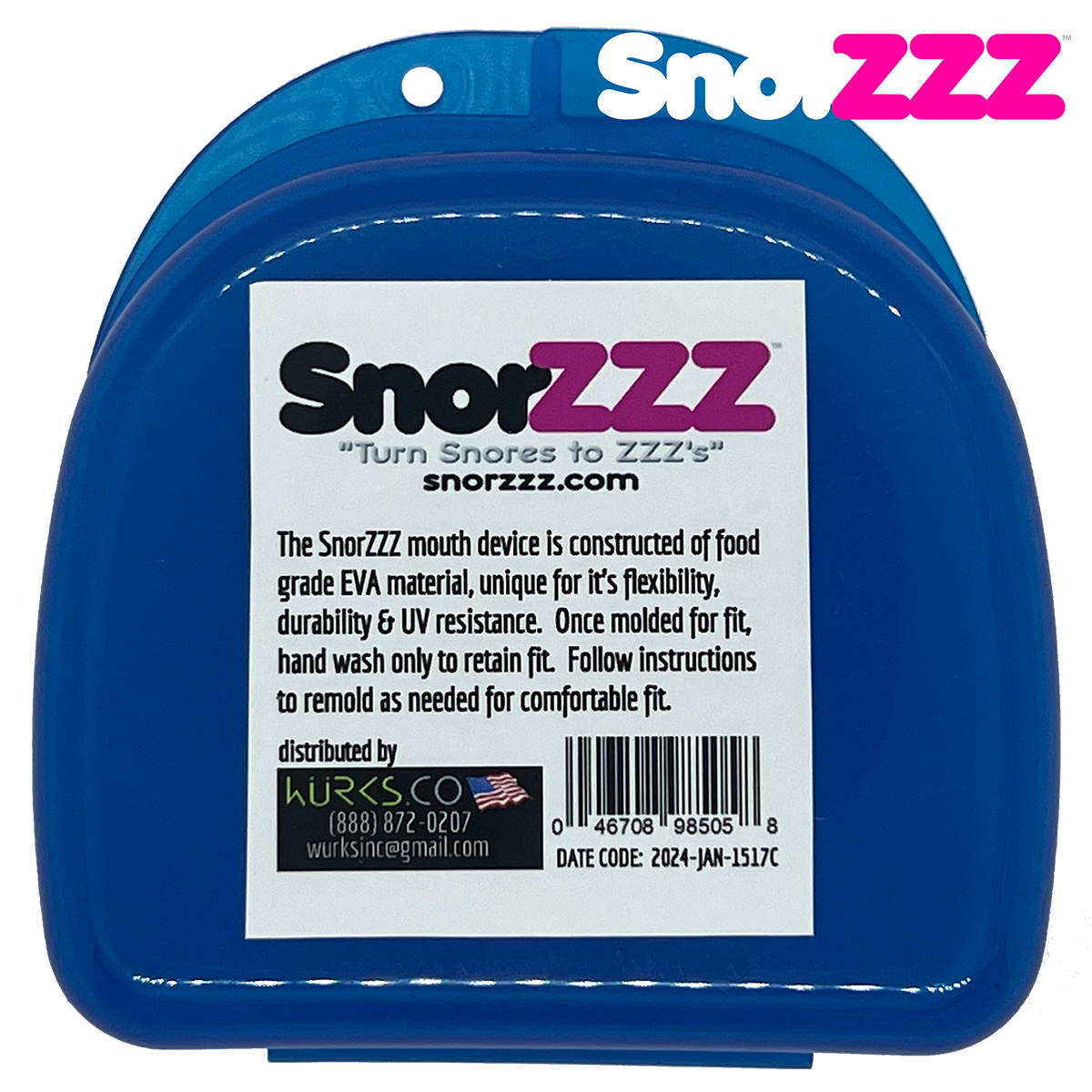 SnorZZZ - 3 Devices for $59.98 = 3 Complete Sets (SAVE 20%) and get FREE Shipping!