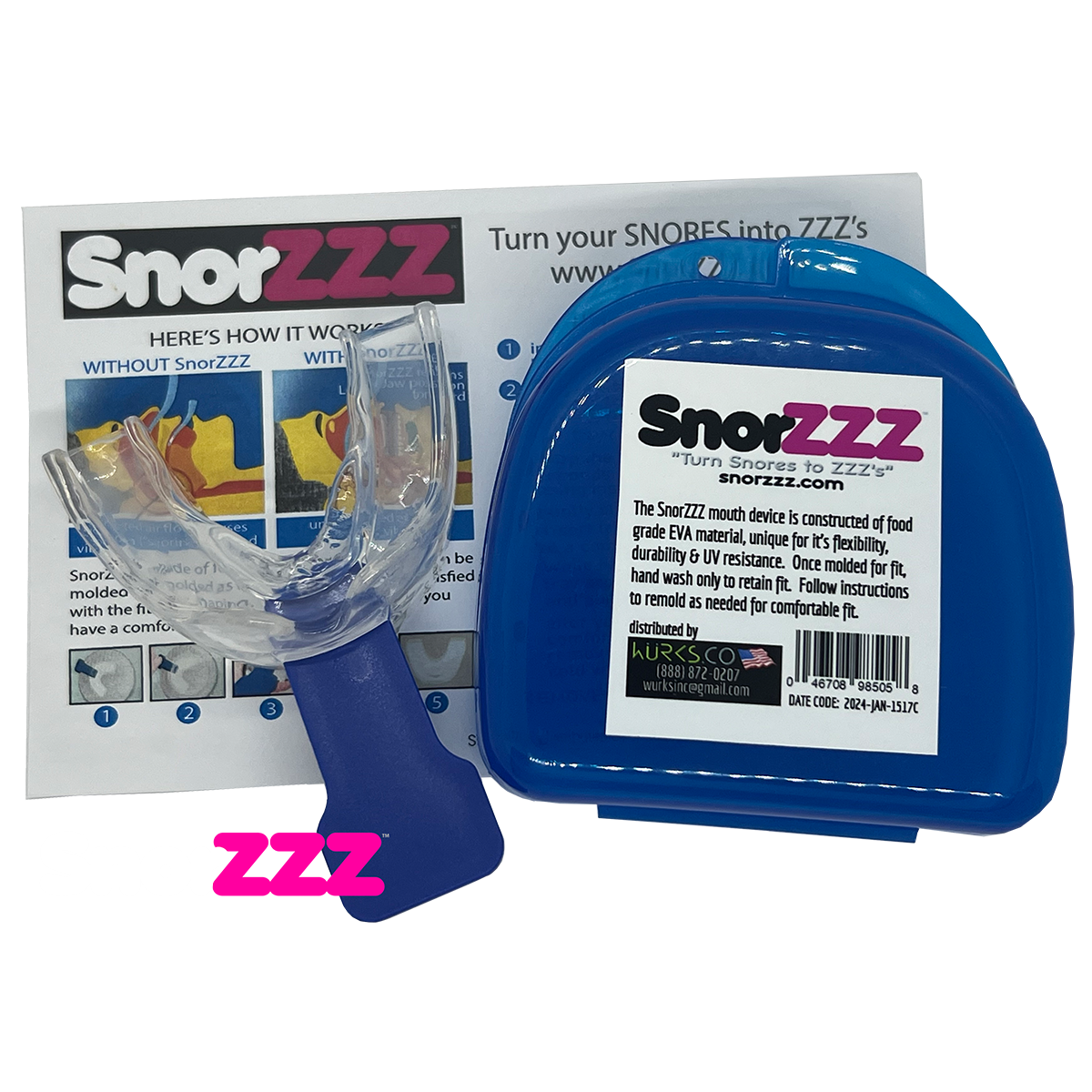 SnorZZZ - 1 Device for $24.99 = 1 Complete Set