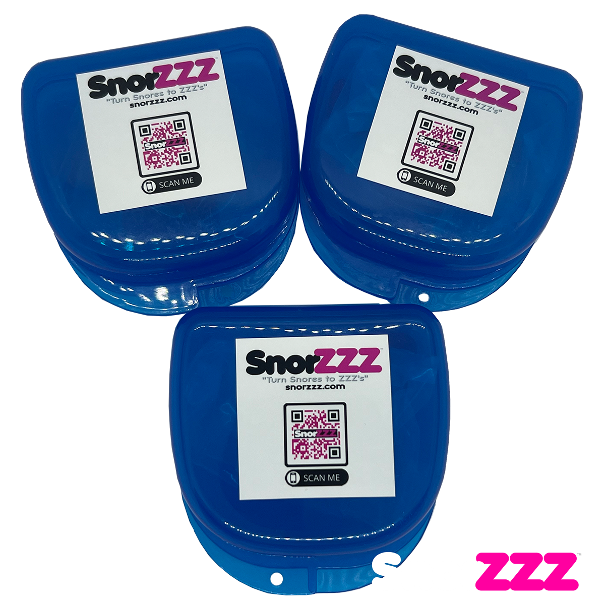 SnorZZZ - 3 Devices for $59.98 = 3 Complete Sets (SAVE 20%) and get FREE Shipping!